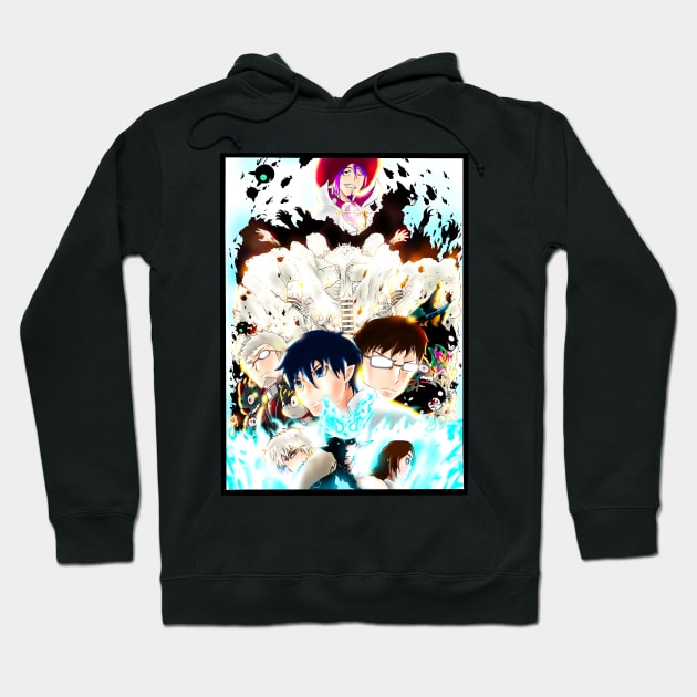 Blue Exorcist Hoodie by Uzzi Watson